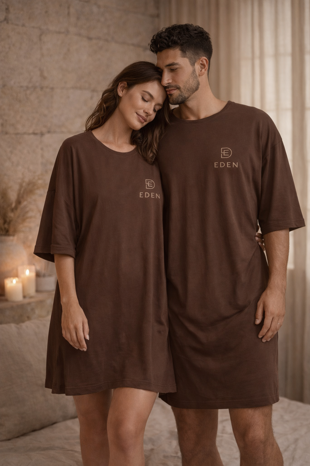 The Eden Sleep Tee- CLAY