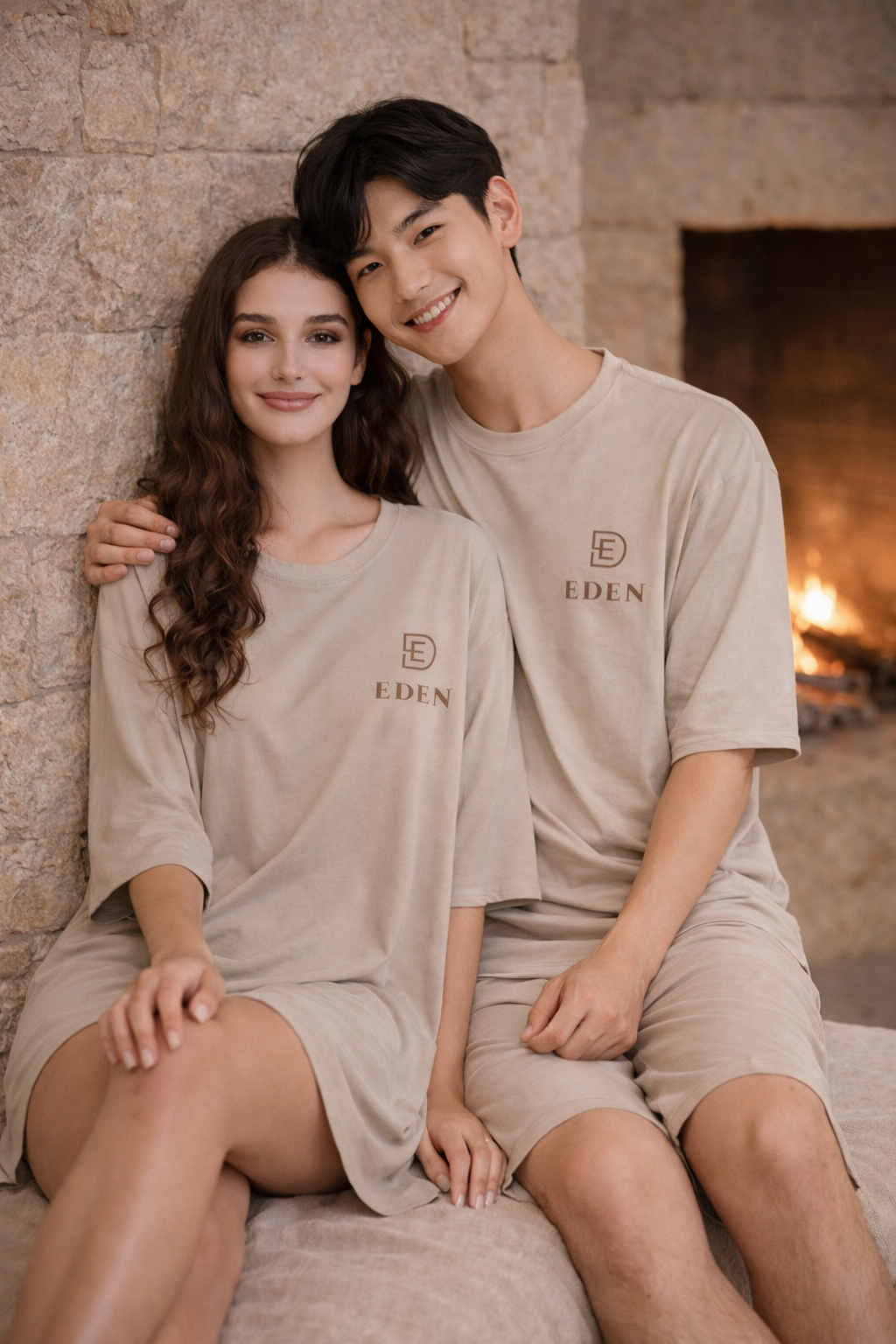 The Eden Sleep Tee – SAND