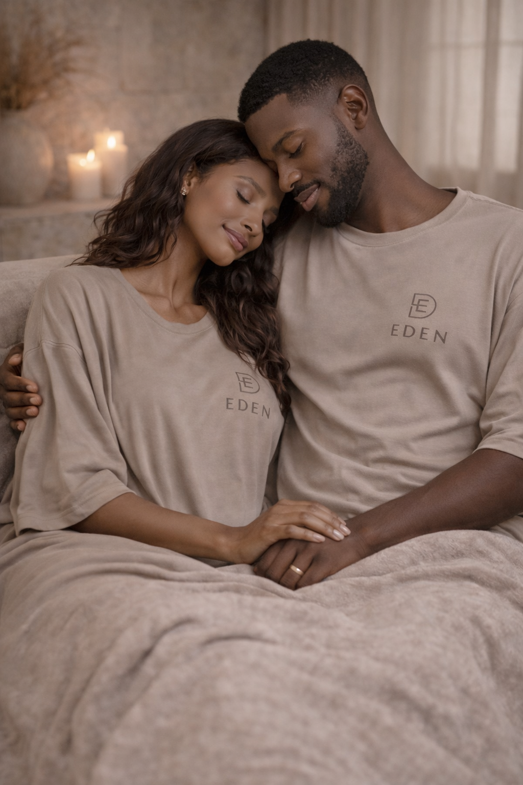 The Eden Sleep Tee - STONE